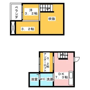 La vita(ラヴィータ)【1階】の間取り