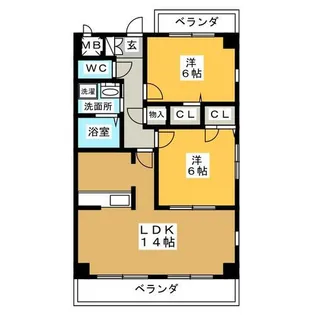 マノワール八事【3階】の間取り