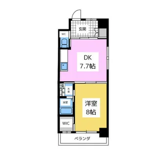 セントフィオーレ【10階】の間取り
