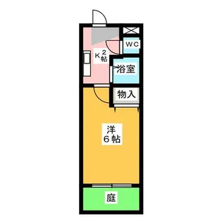 メゾンハクサン【1階】の間取り