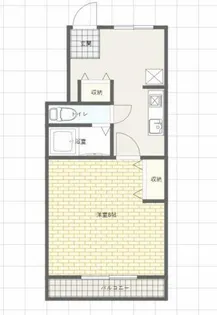 ジュネス伊伝居II【3階】の間取り