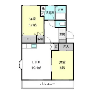 パティオ・K【2階】の間取り