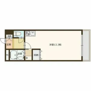 THE CITY大津【206号室】の間取り