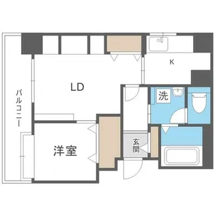ピュア東彩館【4階】の間取り