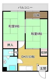 サーフサイドビル到津【510号室】の間取り