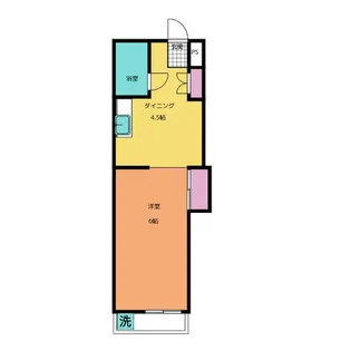 メゾン本陣【1階】の間取り