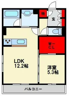 D-ROOM八幡駅前【2階】の間取り