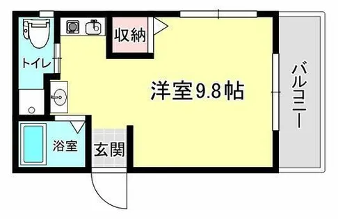 ぐらんじゅーる白鷺【3階】の間取り
