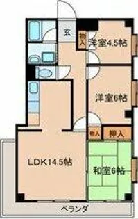 カーナビル【3階】の間取り