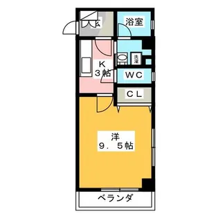 ラプーリア御器所【4階】の間取り
