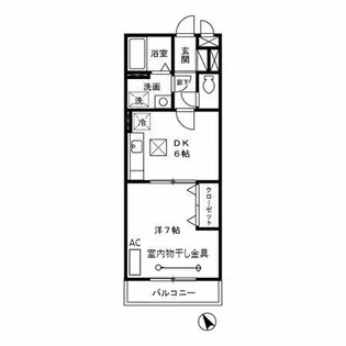 レジデンス Tamaya A棟【1階】の間取り
