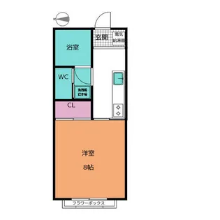 ウインズ名城【2階】の間取り