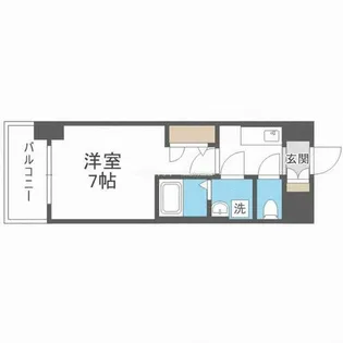 ライジングメゾン新大阪サウス【8階】の間取り