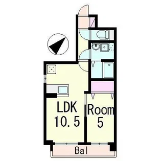 LAPIS COURT草津駅前【3階】の間取り