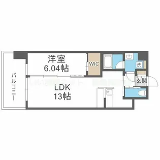 プレジオ梅田【11階】の間取り