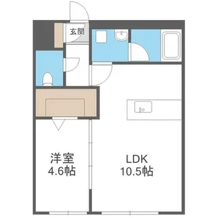 カレラ学園前【403号室】の間取り
