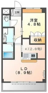 ガーデン仲田【3階】の間取り
