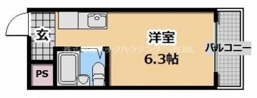 フロンティア21【3階】の間取り