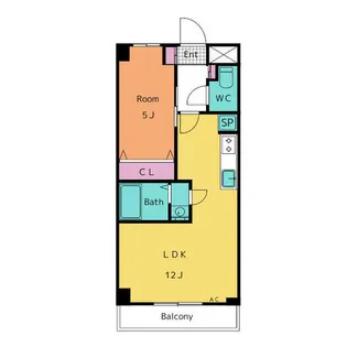 ベルコリーヌ葵【3階】の間取り