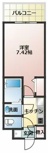 ロイス茨木奈良町【7階】の間取り