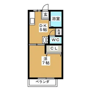 メゾン・ブローニュ【2階】の間取り