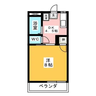エトワールA【1階】の間取り