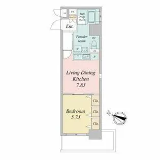 RIDGE大曽根【5階】の間取り