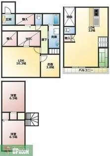 愛知県小牧市大字池之内【一戸建】の間取り