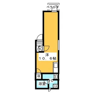 Regina・Mika(レジーナ・ミカ)【3階】の間取り