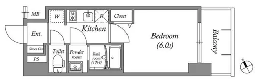 アドバンス名古屋シュテルン【2階】の間取り