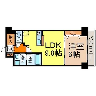 TRI-STAGE(トライステージ)【6階】の間取り