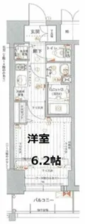 プレサンス北浜パレス【3階】の間取り