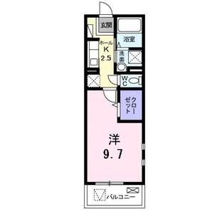 ミーティア【301号室】の間取り