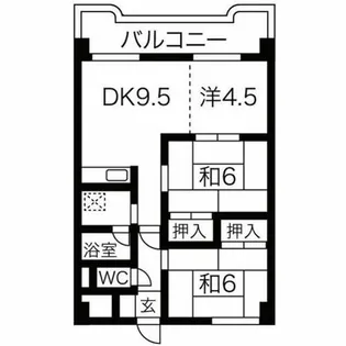 エクセル恵友【403号室】の間取り