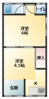 メゾン北新町【1階】の間取り