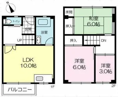 松ヶ丘住宅9号棟【320号室】の間取り