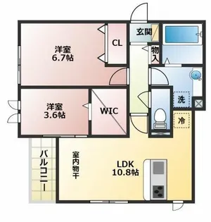 エスタ・ビエン【303号室】の間取り