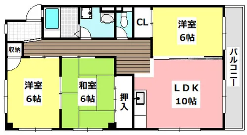 山口第2ビル【205号室】の間取り