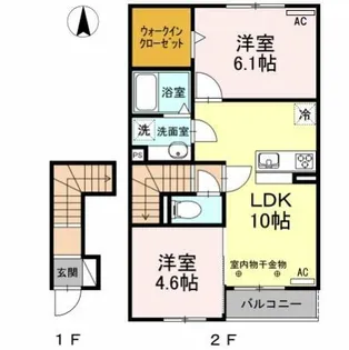 Strahl B【2階】の間取り