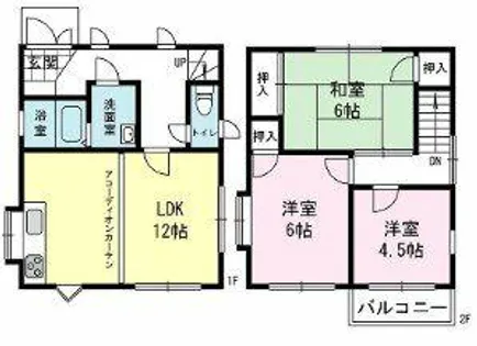 兵庫県姫路市城北新町1丁目【一戸建】の間取り