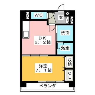 グレースサワ【2階】の間取り