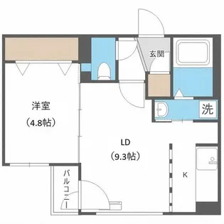 北海道札幌市中央区大通西21丁目【マンション】の間取り