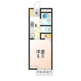 セリジエール嵐山【2階】の間取り