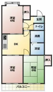 グランドール南出【202号室】の間取り