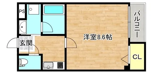 大阪府大阪市生野区林寺3丁目【アパート】の間取り