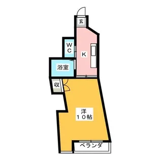 ラ・ヴィアンパレス【3階】の間取り