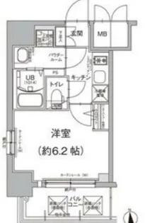 エスリード松屋町グレイス【5階】の間取り