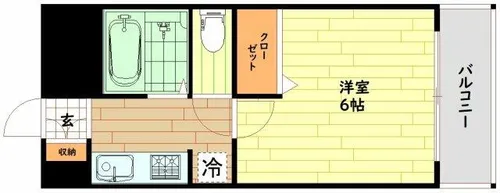 大阪府大阪市北区天満橋3丁目【マンション】の間取り