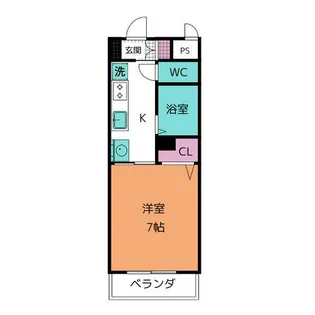クリエイティブ一宮【6階】の間取り