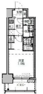 S-RESIDENCEドーム前千代崎【11階】の間取り